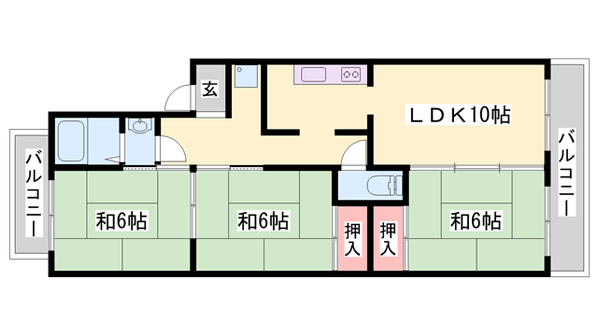 滝駅 徒歩8分 2階の物件間取画像